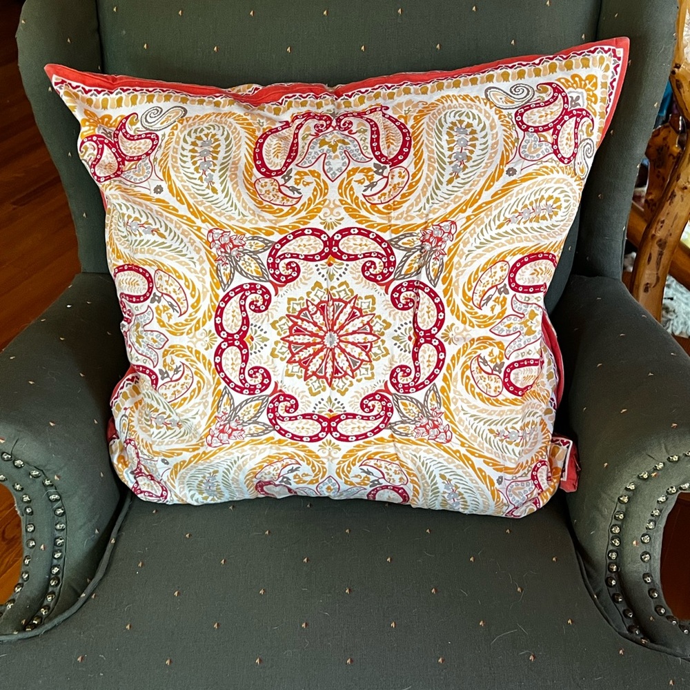 Pottery Barn Throw Pillow Cover, Without Insert 24”x24”